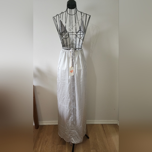 Boutique 1861 dress size M dove grey - Picture 2 of 3